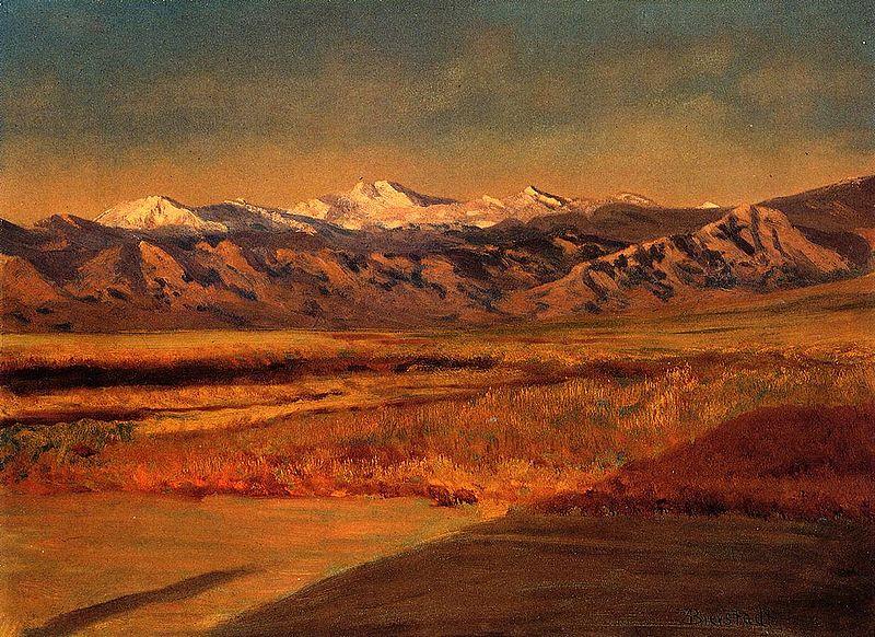 Albert Bierstadt The Grand Tetons oil painting image